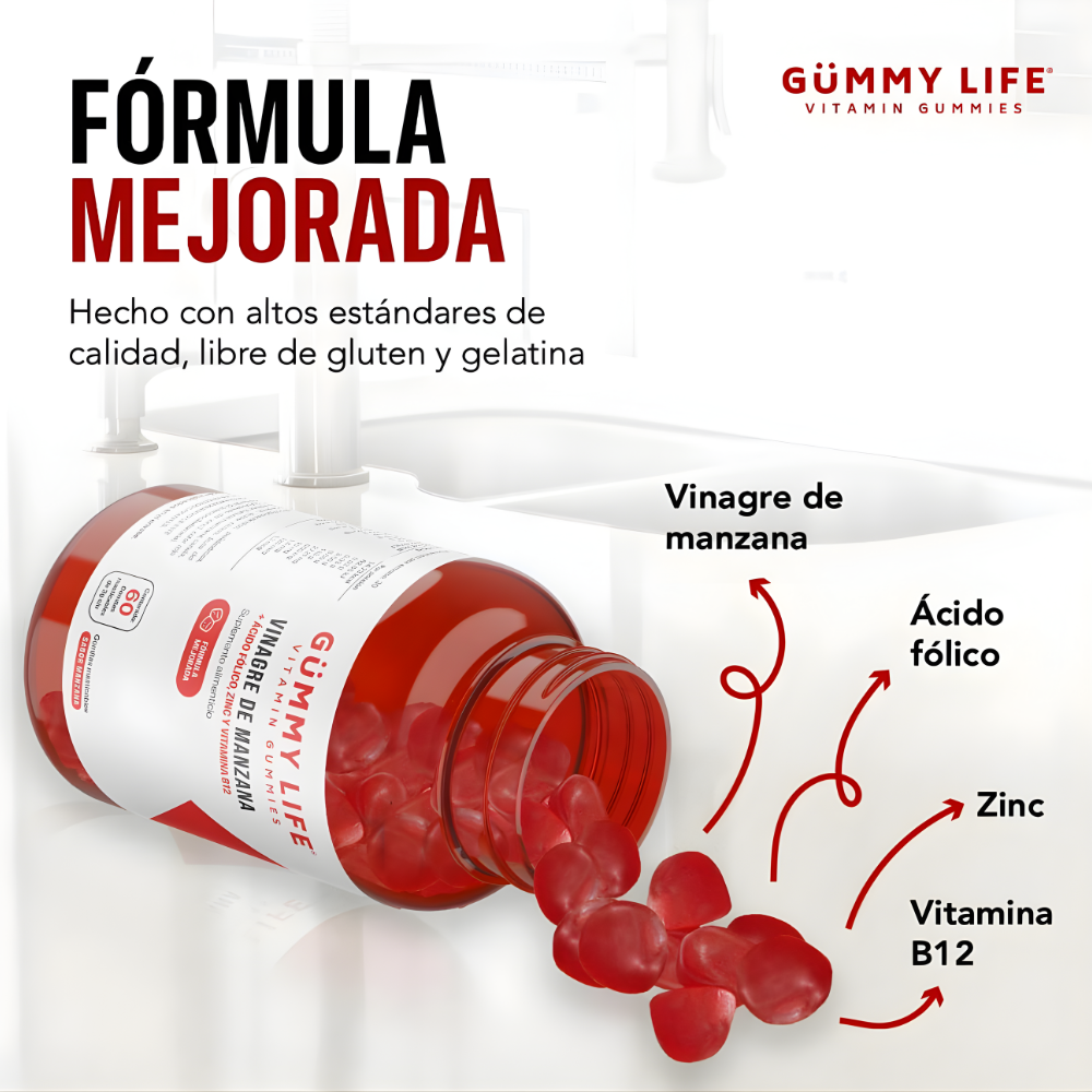 Gomitas de Vinagre de Manzana: Detox Metabólico